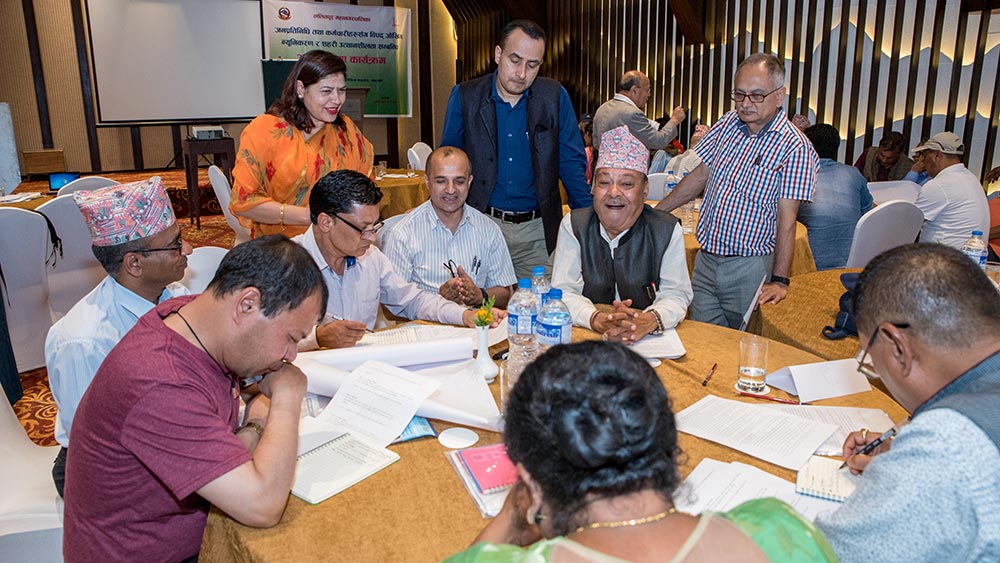 Interaction with elected representatives and staff of Lalitpur Metropolitan City on Disaster Risk Reduction and urban resilience