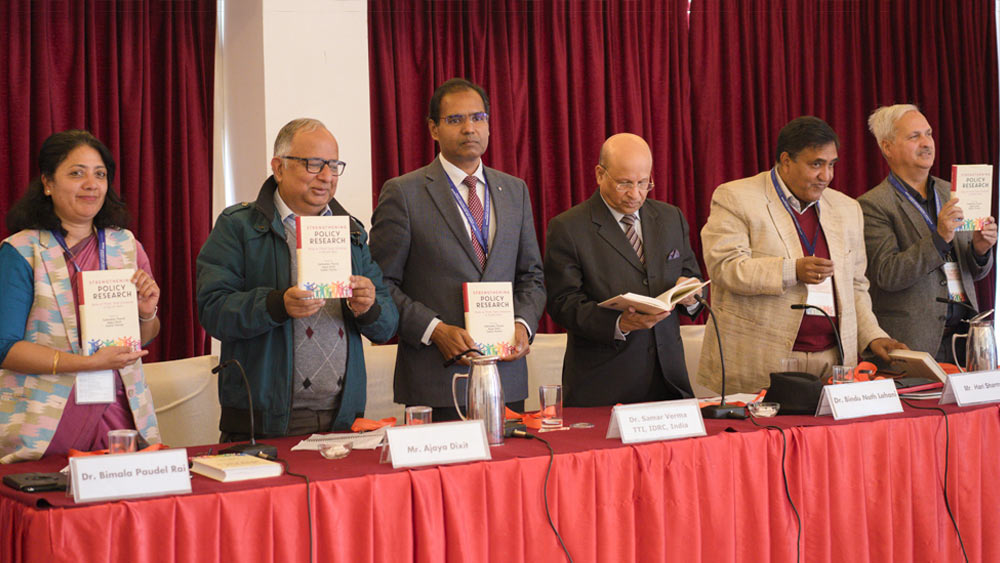 "Strengthening Policy Research" Book launch at Kathmandu